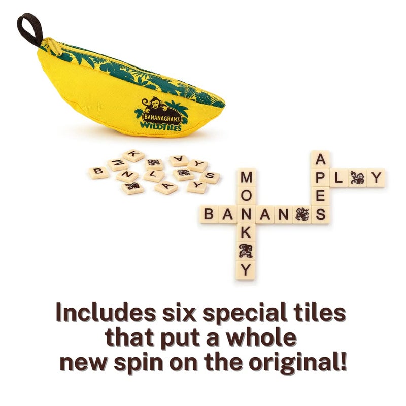 Bananagrams WildTiles Vocabulary Building and Spelling Improvement Lettered Tile Game for Ages 7 and Up - Image 3